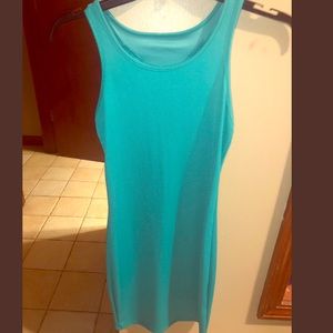 turquoise dress